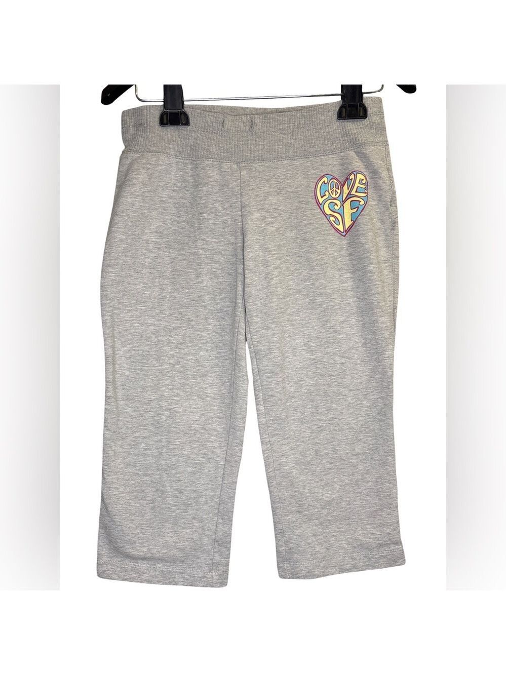 Old Navy Sweatpants Light Gray Capri Lounge Low Rise XS